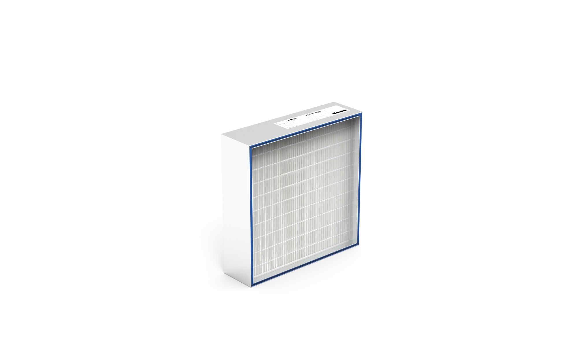 HEPA Filter (Reinraum),  HS-Mikro SF-AL., Gr. 457x457x130 mm, EN1822 Kl. H14, Rahmen: AL-Profil, Griffschutz:  einseitig, Dichtung:  einseitig, Gel