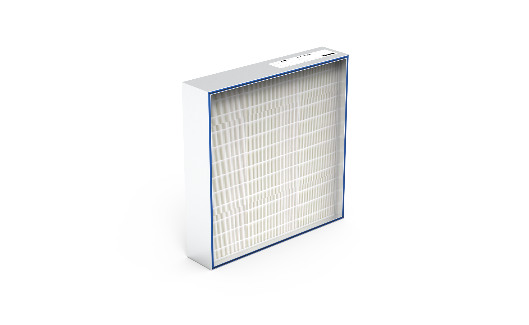 HEPA Filter (Reinraum),  HS-Mikro SF-AL., Gr. 610x610x130 mm, EN1822 Kl. H14, Rahmen: AL-Profil, Griffschutz:  einseitig, Dichtung:  einseitig, Gel