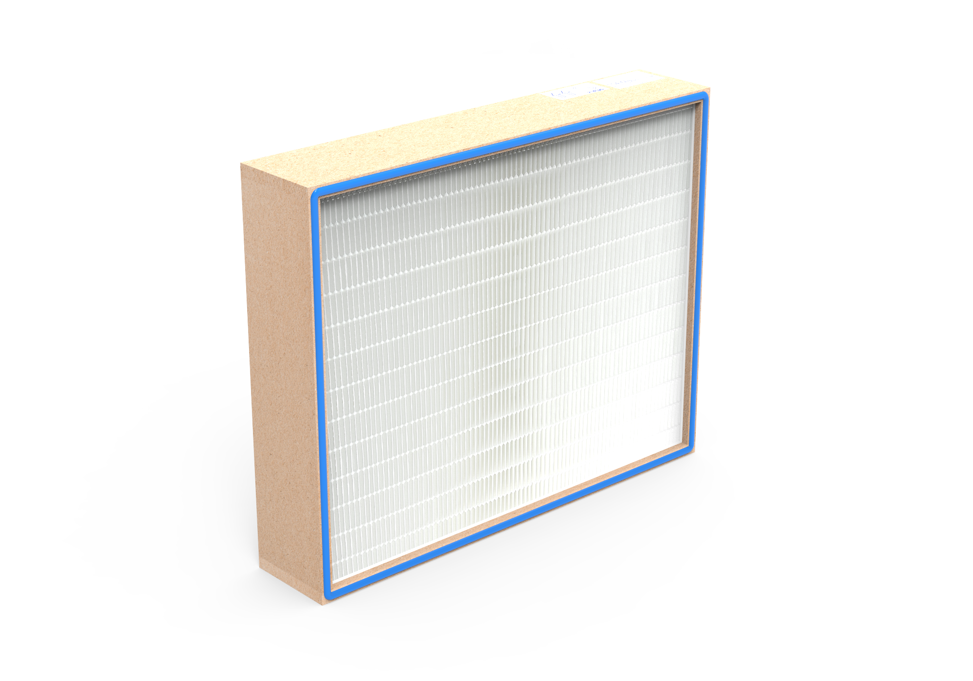 HEPA Filter HS-Mikro SF, Gr. 762x610x150 mm, EN 1822 Kl. H13, Rahmen: MDF, Dichtung:  einseitig, geschäumt