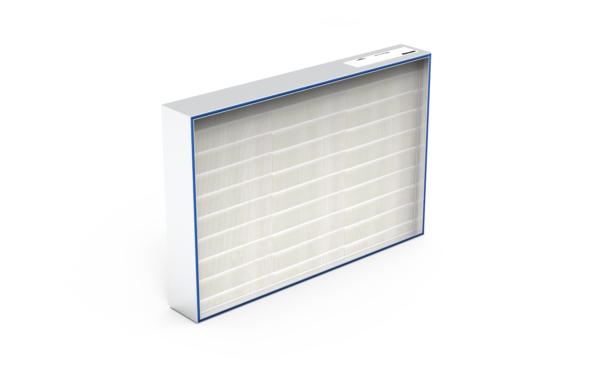 ULPA Filter (Reinraum),  HS-Mikro SF-AL., Gr. 915x610x130 mm, EN1822 Kl. U15, Rahmen: AL-Profil, Griffschutz:  beidseitig, Dichtung:  einseitig, Gel